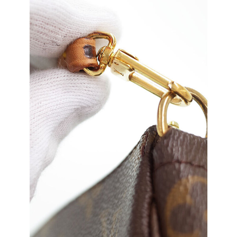 Louis Vuitton Pochette Accessory Pouch Brown Accessoires Leather Monogram - Picture 6 of 9